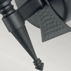 Kinkiet Saxon (SAX1-BLK) - Elstead Lighting