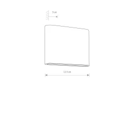 Kinkiet SEMI LED (6775) - Nowodvorski
