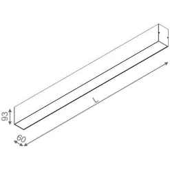 Kinkiet SET TRU 57 LED L930 hermetic wall biały struktura (26363-L930-D9-00-13) Aquaform