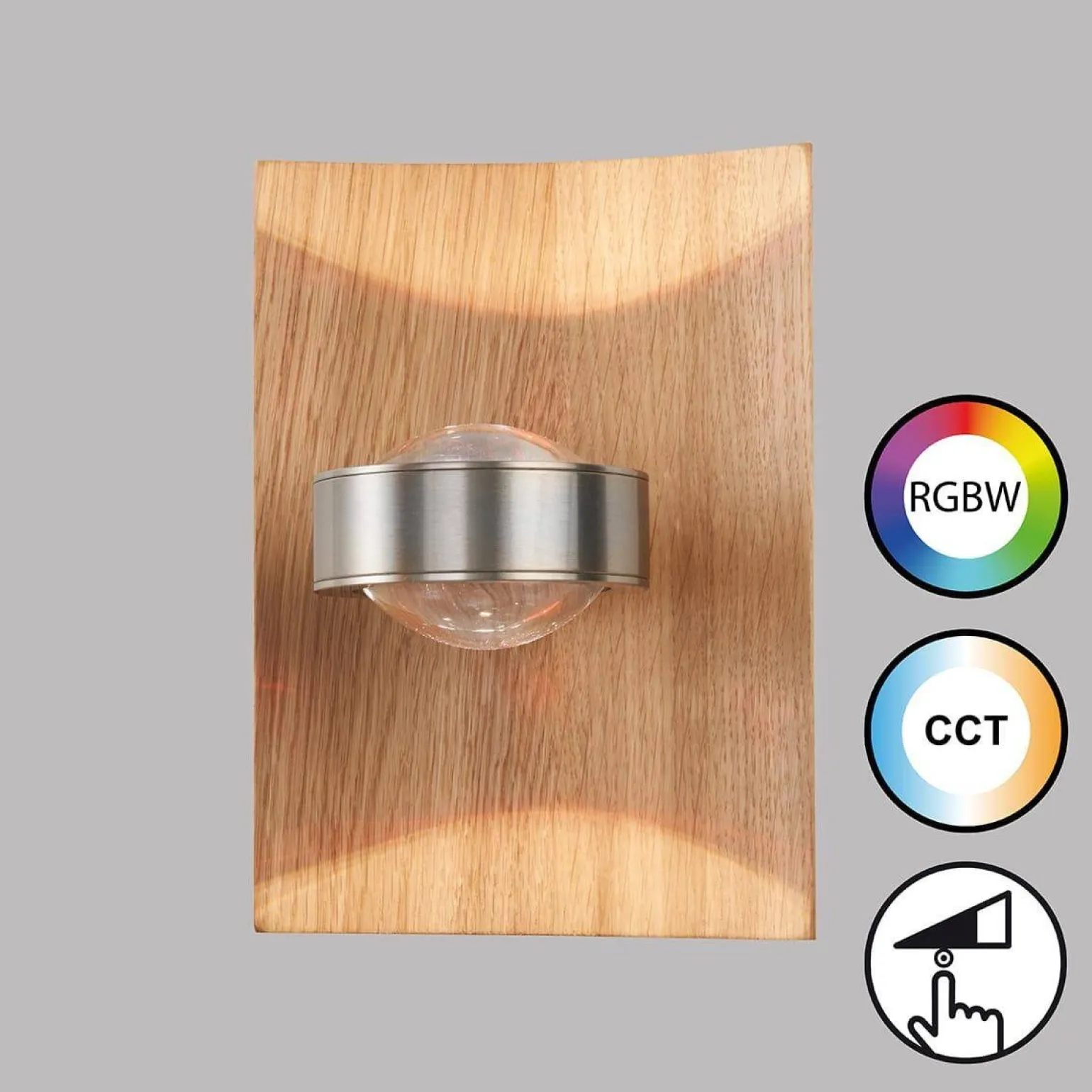 Kinkiet Shine-wood (30542) - Fischer&Honsel