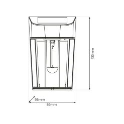 Kinkiet Solarny Eno 3000K (EKO0724) - Eko-Light