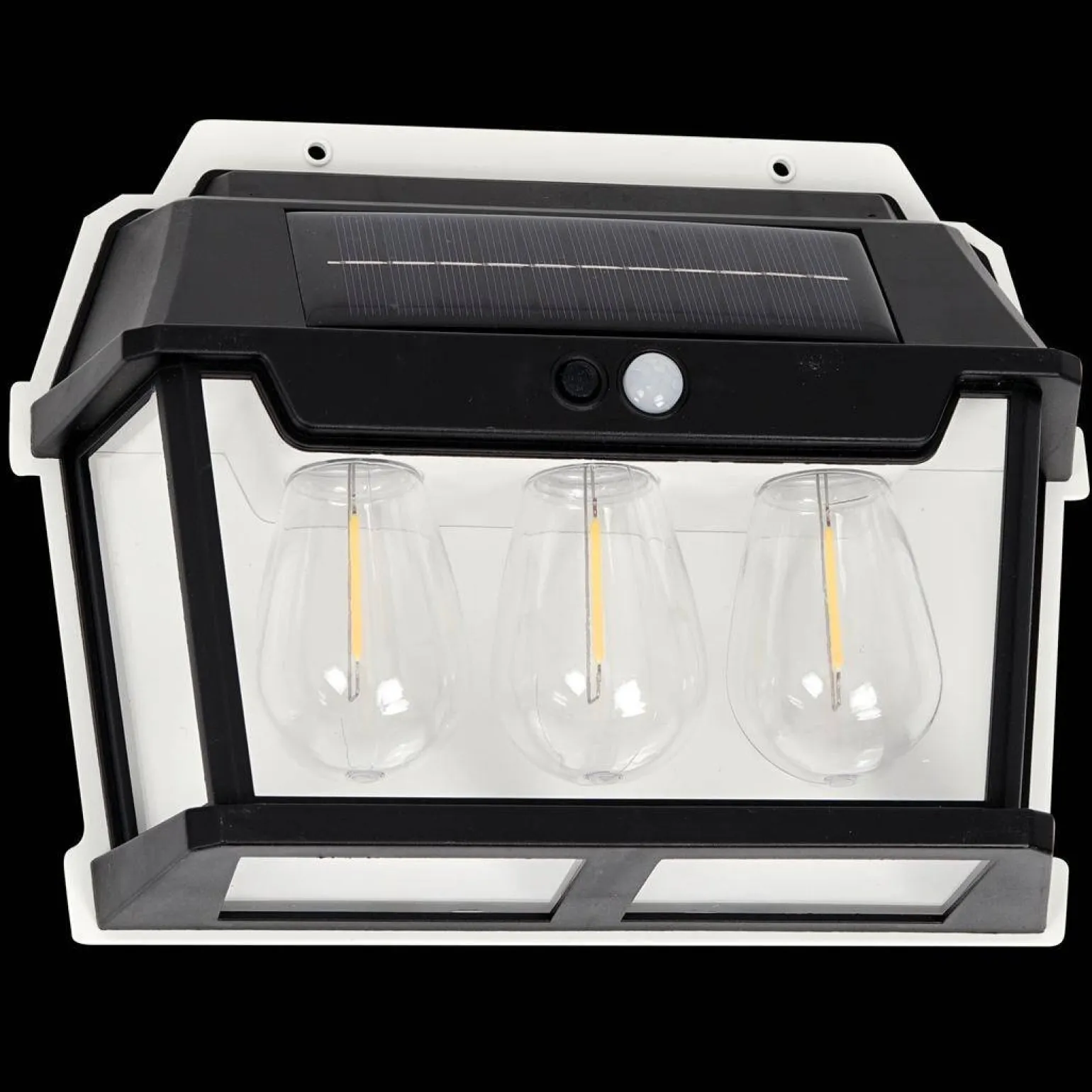 Kinkiet Solarny z czujnikiem ruchu Filo Potrójny 3000K (EKO0727) - Eko-Light