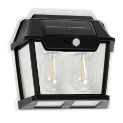 Kinkiet Solarny z czujnikiem ruchu Filo Podwójny 3000K (EKO0731) - Eko-Light