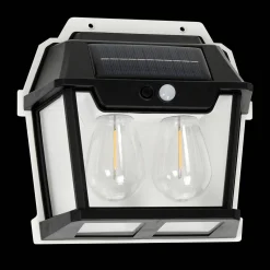 Kinkiet Solarny z czujnikiem ruchu Filo Podwójny 3000K (EKO0731) - Eko-Light