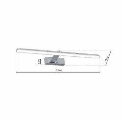 Kinkiet SPLASH CHROME 60cm 12W LED (ML5614) - Milagro