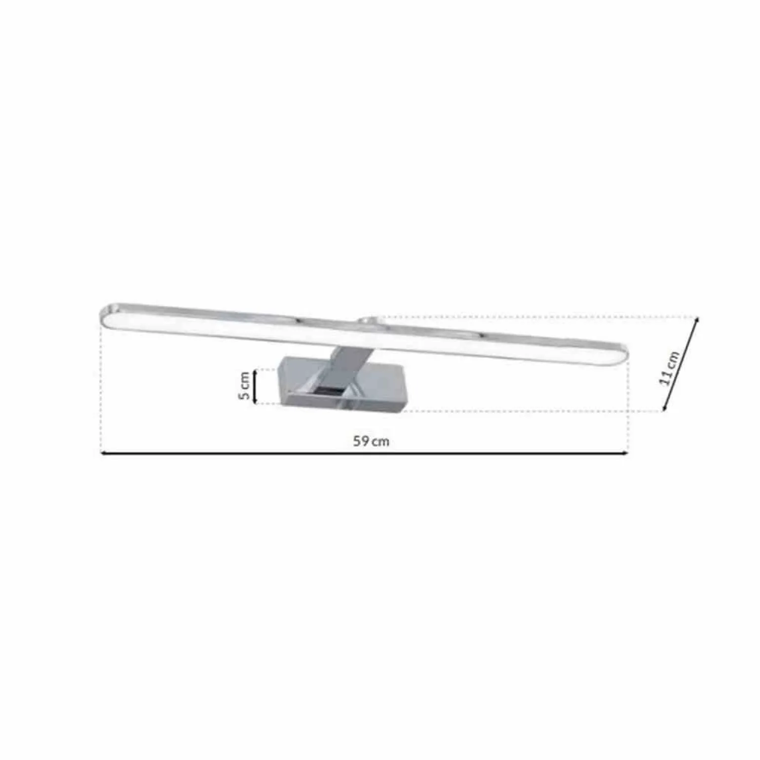 Kinkiet SPLASH CHROME 60cm 12W LED (ML5614) - Milagro