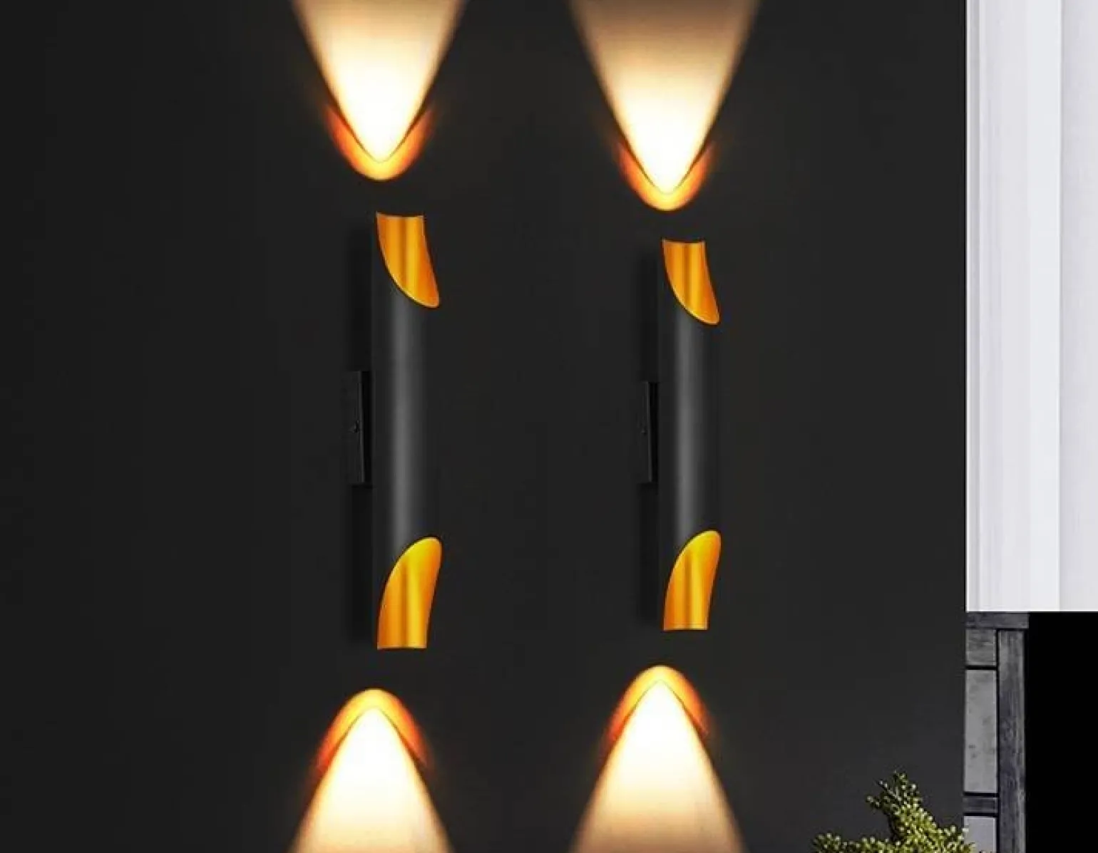 Kinkiet Straight Złoty 2xE14 (ABIGALI-KGDE14)