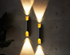 Kinkiet Straight Złoty 2xE14 (ABIGALI-KGDE14)