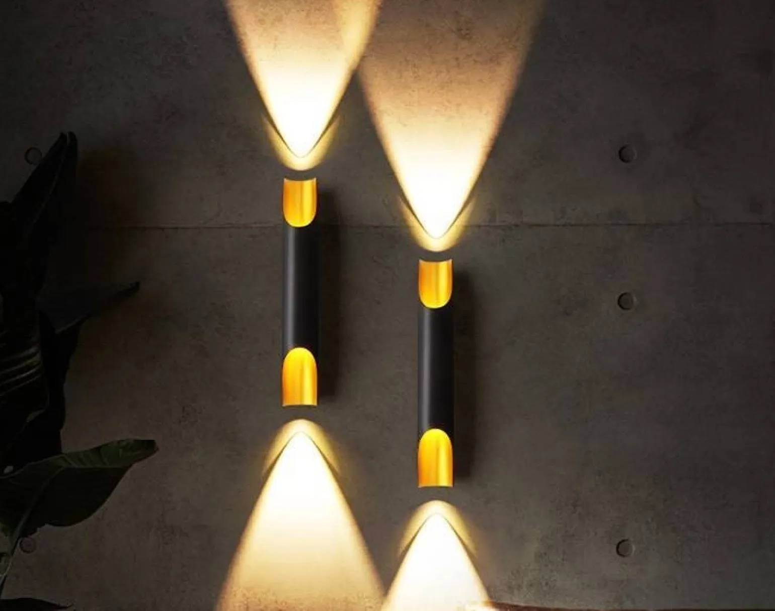 Kinkiet Straight Złoty 2xE14 (ABIGALI-KGDE14)