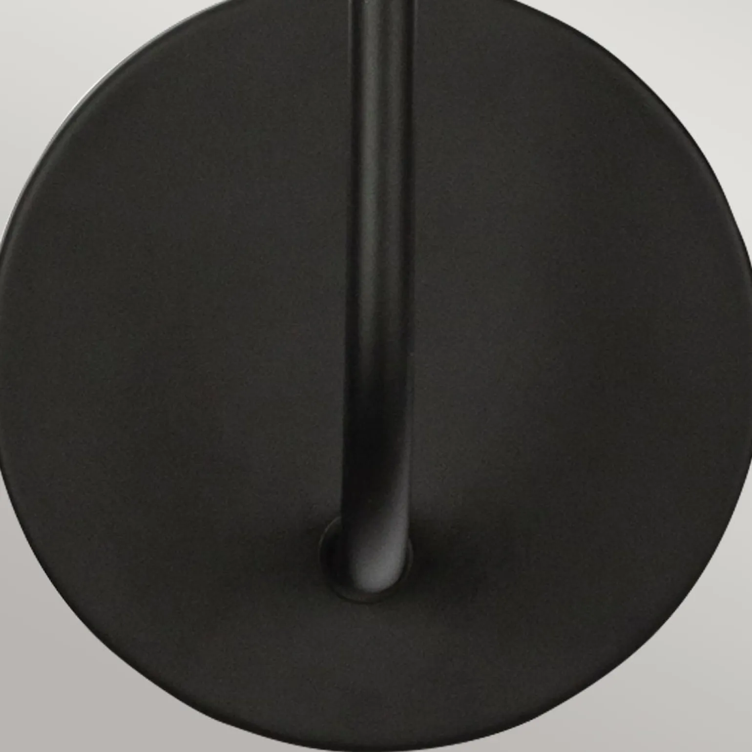 Kinkiet Sylvia - 1 źródło światła - Matowa czerń (ALM-SYLVIA-1WB-BK-CL) - Elstead Lighting