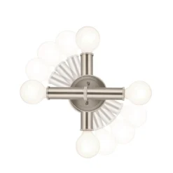 Kinkiet Torche - 2 źródła światła - Szczotkowany nikiel (QN-TORCHE-2W-BN) - Quintiesse