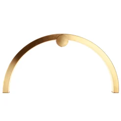 Kinkiet TRIO ARC szczotkowane złoto IP44 (W0336) - MAXLIGHT