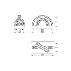 Kinkiet TULA (MX3274-2-3BCT) - Zuma Line