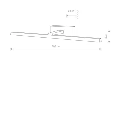 Kinkiet VAN GOGH LED M 3000k (10288) - Nowodvorski