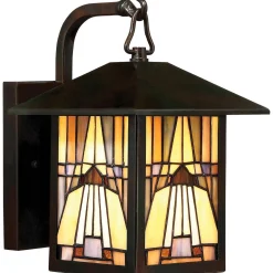 Kinkiet w stylu Art Deco Inglenook Outdoor (QZ-INGLENOOK2-S) - Elstead Lighting