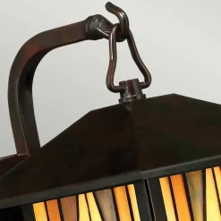 Kinkiet w stylu Art Deco Inglenook Outdoor (QZ-INGLENOOK2-S) - Elstead Lighting