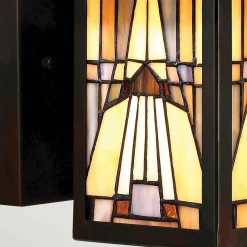 Kinkiet w stylu Art Deco Inglenook Outdoor (QZ-INGLENOOK2-S) - Elstead Lighting