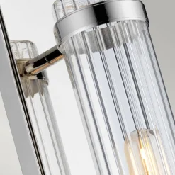 Kinkiet Wellington - 1 źródło światła - Polerowany chrom (QN-WELLINGTON1-PC) - Quintiesse