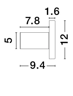 Kinkiet wewnętrzny CUEVO (LE44919) - Luces Exclusivas