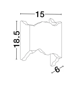 Kinkiet wewnętrzny QUIME (LE44712) - Luces Exclusivas