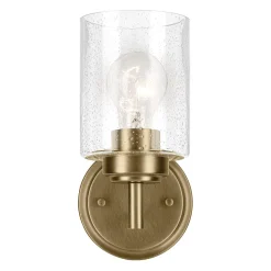 Kinkiet Winslow - 1 źródło światła - Naturalny mosiądz (KL-WINSLOW-1W-NBR) - Elstead Lighting