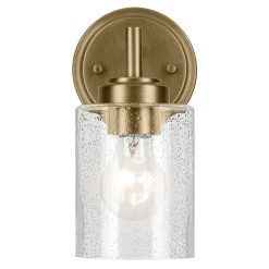 Kinkiet Winslow - 1 źródło światła - Naturalny mosiądz (KL-WINSLOW-1W-NBR) - Elstead Lighting