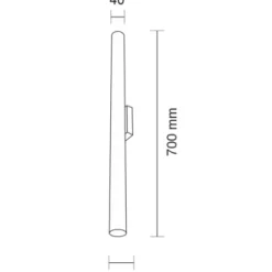 Kinkiet YABU (biały) (7491) - Shilo