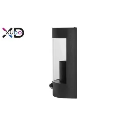 Kinkiet z czujnikiem ruchu, E27 LED IP44 PC czarny PIR (XD-QA101B) - Xudo