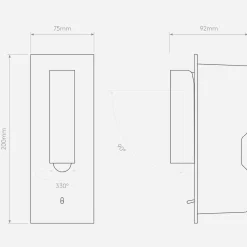 Kinkiet z wyłącznikiem Fuse 3 Toggle (1215148) - Astro Lighting