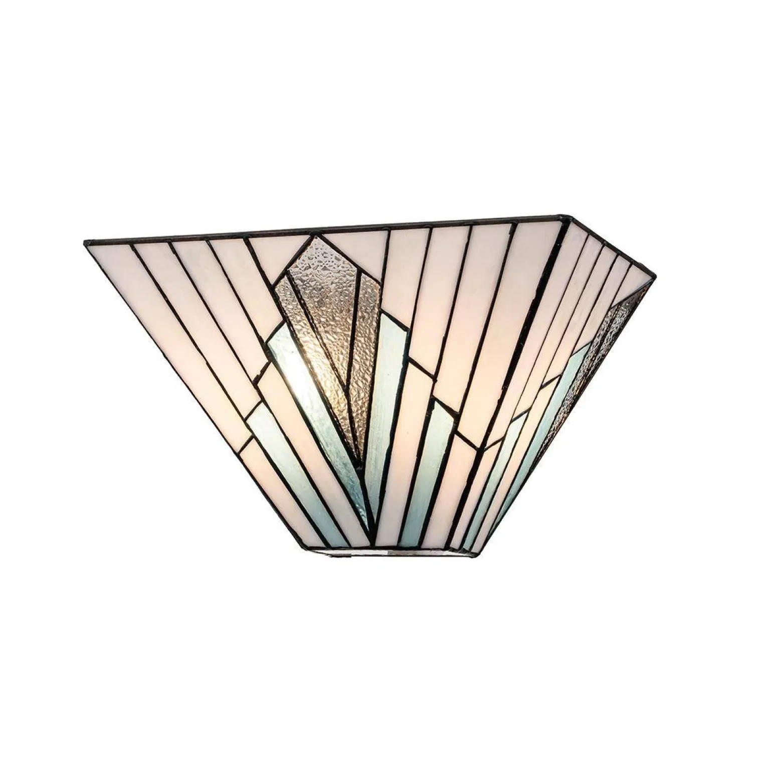 Kinkiet ze szkła witrażowego Alderley Vintage brąz (TF-ALDERLEY-WU) - Elstead Lighting