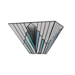 Kinkiet ze szkła witrażowego Alderley Vintage brąz (TF-ALDERLEY-WU) - Elstead Lighting