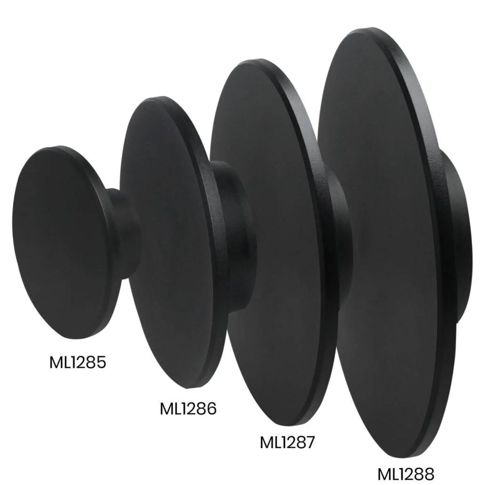 Kinkiet ze zmienną barwą Disk 18W 3CCT IP65 Czarny (ML1288) - Milagro