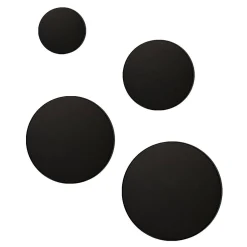 Kinkiet ze zmienną barwą światła Kinkiet Disk 12W 3CCT IP65 Czarny (ML1286) - Milagro