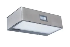 Kinkiet Zew. BRICK - SOLAR CZUJNIK RUCHU Kol. Srebrny 4000K (6908501308) - Lutec
