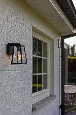 Kinkiet Zew. FIA Kol. Czarny K (5290903012) - Lutec