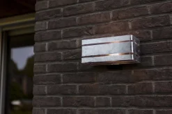 Kinkiet Zew. VIDAR Kol. Srebrny K (5011602461) - Lutec