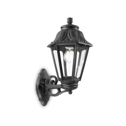 Kinkiet zewnętrzny ANNA AP1 Duży czarny (101491) Ideal Lux