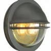 Kinkiet zewnętrzny BERLIN 610 BLACK E27 LED 9W CLEAR LAMPSHADE Norlys