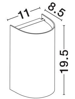 Kinkiet zewnętrzny CULPINA (LE73804) - Luces Exclusivas