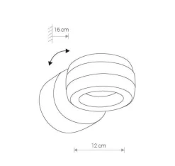 KINKIET ZEWNĘTRZNY DONUT II LED (9117) - Nowodvorski