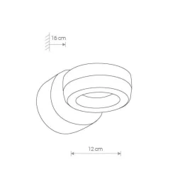 KINKIET ZEWNĘTRZNY DONUT I LED (9116) - Nowodvorski