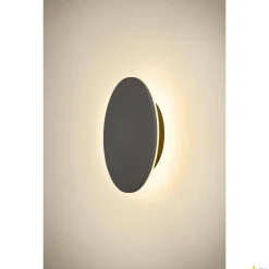 Kinkiet zewnętrzny D-RING M czarna (1007913) - SLV