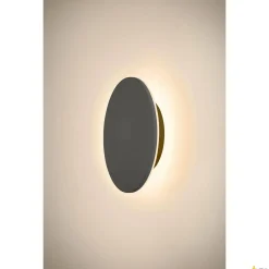 Kinkiet zewnętrzny D-RING M czarna (1007913) - SLV