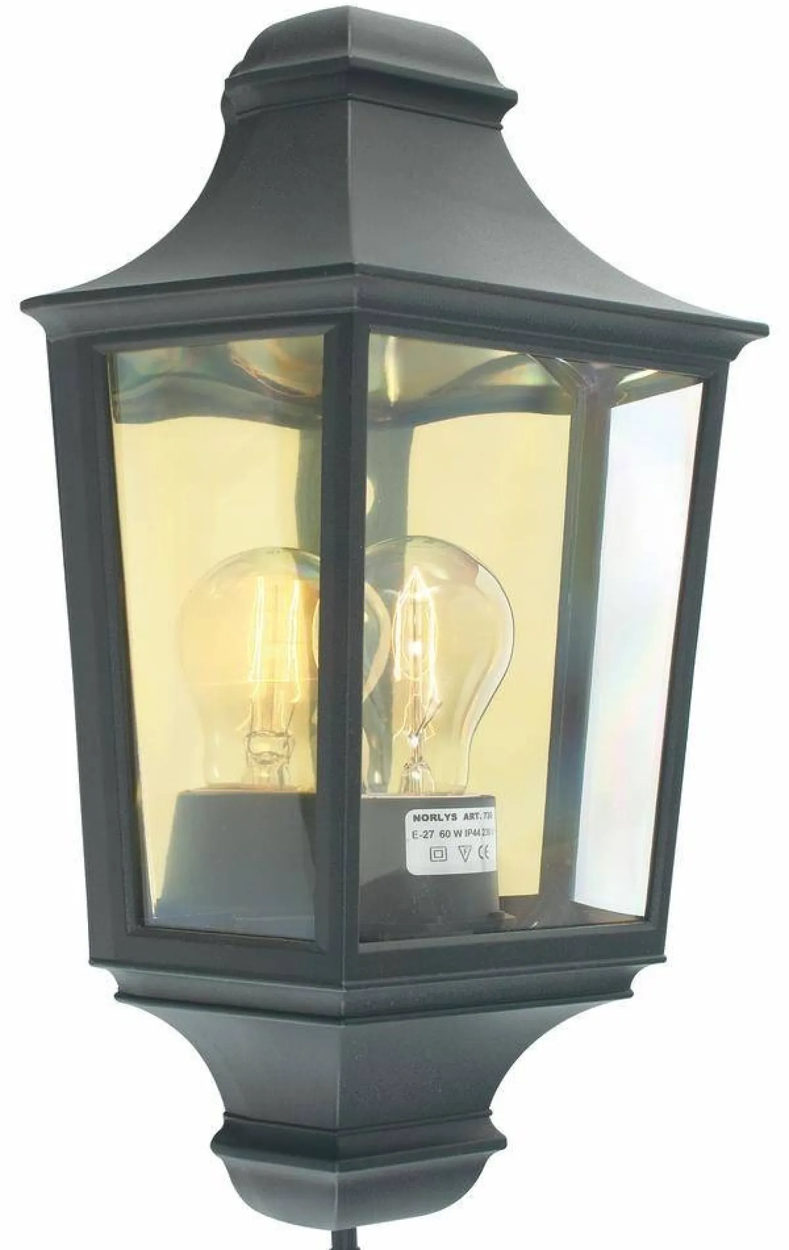 Kinkiet zewnętrzny GLASGOW 730 BLACK E27 LED 9W Norlys