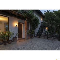 Kinkiet zewnętrzny GRAFIT, kwadratowy czujnik (1006183) - SLV