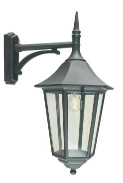 Kinkiet zewnętrzny MODENA BIG 381 BLACK E27 LED 9W Norlys