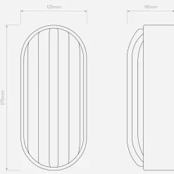 Kinkiet zewnętrzny Montreal Oval szczotkowana stal (1032013) - Astro Lighting