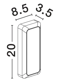 Kinkiet zewnętrzny PASCO (LE73775) - Luces Exclusivas