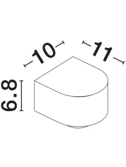 Kinkiet zewnętrzny PEDREGAL (LE73779) - Luces Exclusivas