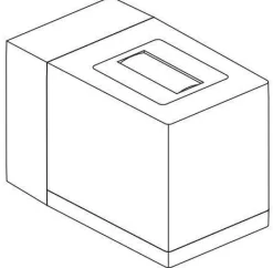 Kinkiet zewnętrzny VOSS 5128 GRAPHITE LED 6,4W 4000K SINGLE-SIDED EEI E Norlys